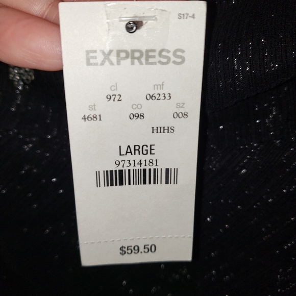 Express Large sparkly halter top tank - Picture 8 of 8